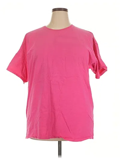 Pre-owned Athletic Works Short Sleeve T-shirt In Pink