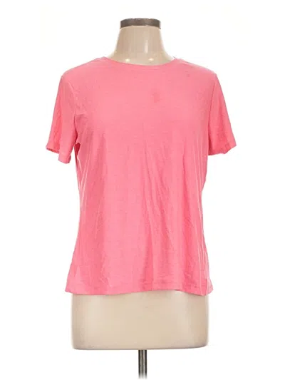 Pre-owned Athletic Works Short Sleeve T-shirt In Pink