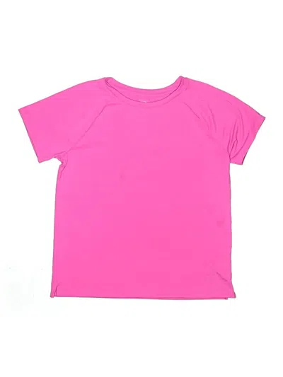 Pre-owned Athletic Works Kids' Short Sleeve T-shirt In Pink