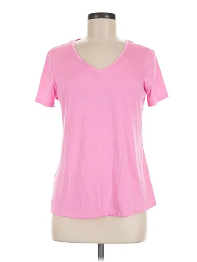 Pre-owned Athletic Works Short Sleeve T-shirt In Pink