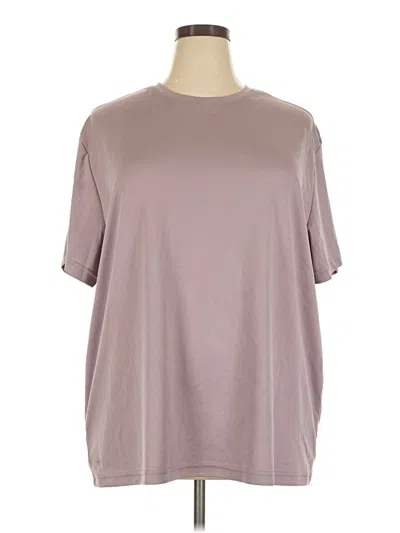 Pre-owned Athletic Works Short Sleeve T-shirt In Purple