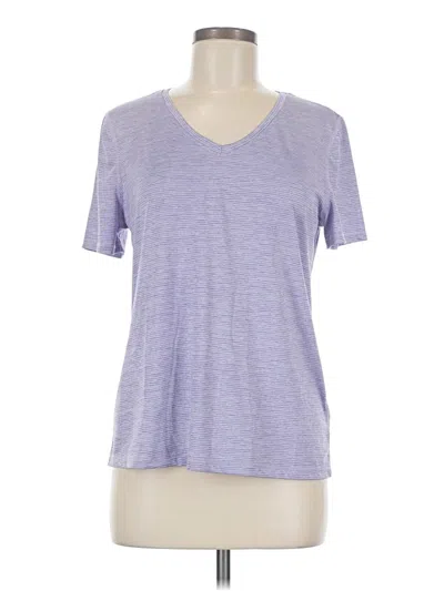 Pre-owned Athletic Works Short Sleeve T-shirt In Purple