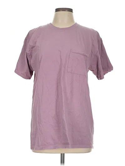 Pre-owned Athletic Works Short Sleeve T-shirt In Purple