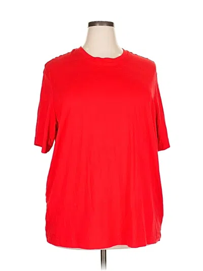 Pre-owned Athletic Works Short Sleeve T-shirt In Red