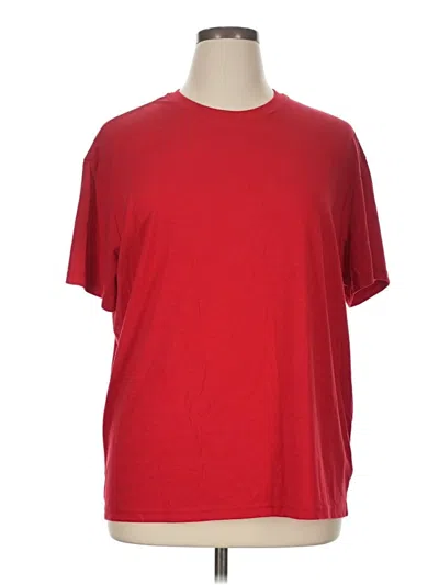Pre-owned Athletic Works Short Sleeve T-shirt In Red