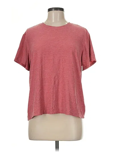 Pre-owned Athletic Works Short Sleeve T-shirt In Red