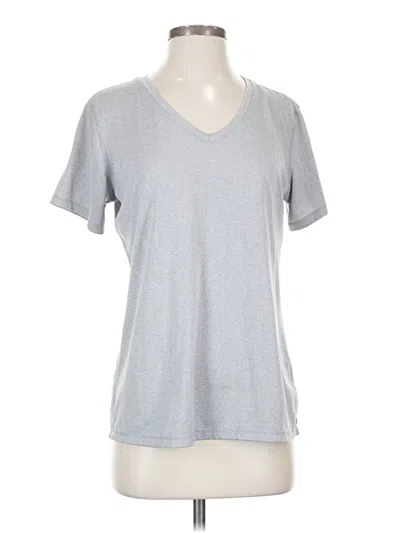 Pre-owned Athletic Works Short Sleeve T-shirt In Silver
