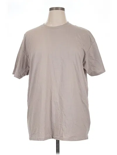 Pre-owned Athletic Works Short Sleeve T-shirt In Tan