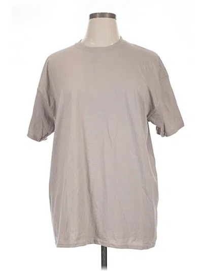 Pre-owned Athletic Works Short Sleeve T-shirt In Tan