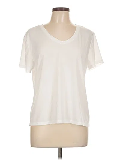 Pre-owned Athletic Works Short Sleeve T-shirt In White