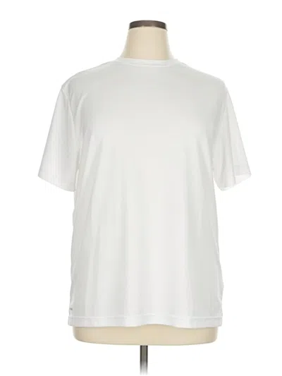Pre-owned Athletic Works Short Sleeve T-shirt In White