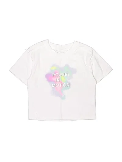 Pre-owned Athletic Works Kids' Short Sleeve T-shirt In White
