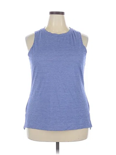Pre-owned Athletic Works Sleeveless T-shirt In Blue