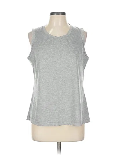 Pre-owned Athletic Works Sleeveless T-shirt In Silver