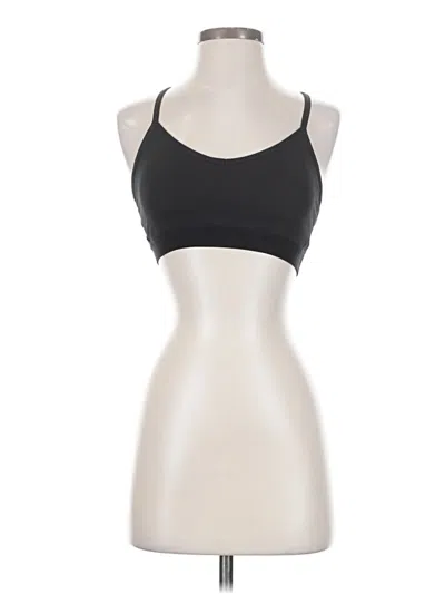 Pre-owned Athletic Works Sleeveless Top Black Halter Neckline Tops
