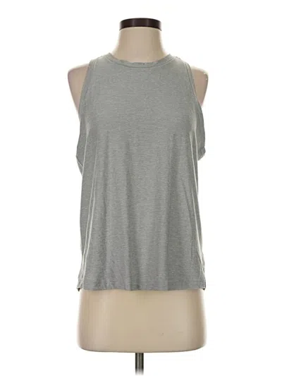 Pre-owned Athletic Works Sleeveless Top Gray Halter Neckline Tops