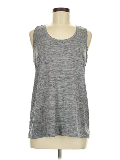 Pre-owned Athletic Works Sleeveless Top Gray Scoop Neck Tops