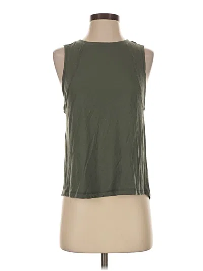 Pre-owned Athletic Works Sleeveless Top Green Boatneck Tops