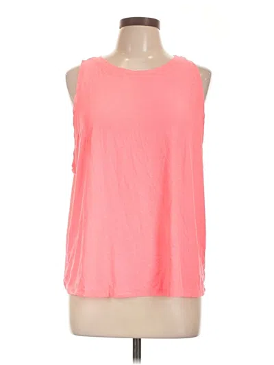 Pre-owned Athletic Works Sleeveless Top Pink One Shoulder Neckline Tops