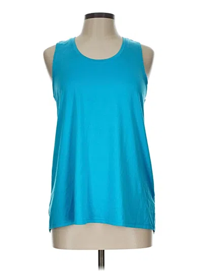 Pre-owned Athletic Works Sleeveless T-shirt In Blue