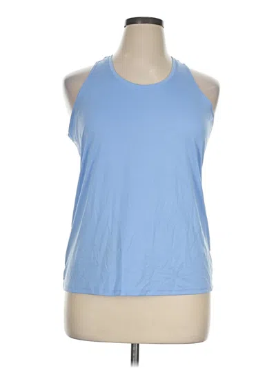 Pre-owned Athletic Works Sleeveless T-shirt In Blue