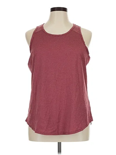 Pre-owned Athletic Works Sleeveless T-shirt In Burgundy