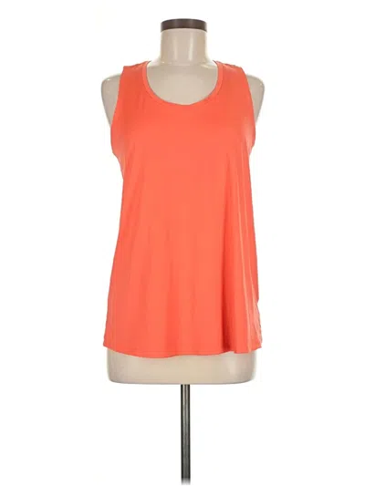 Pre-owned Athletic Works Sleeveless T-shirt In Orange