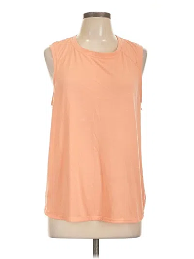 Pre-owned Athletic Works Sleeveless T-shirt In Orange