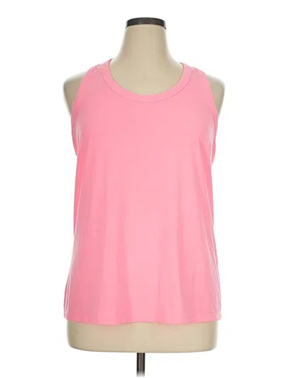 Pre-owned Athletic Works Sleeveless T-shirt In Pink