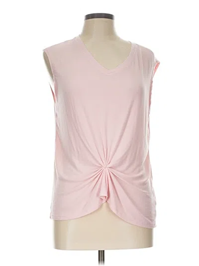 Pre-owned Athletic Works Sleeveless T-shirt In Pink