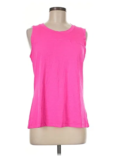 Pre-owned Athletic Works Sleeveless T-shirt In Pink