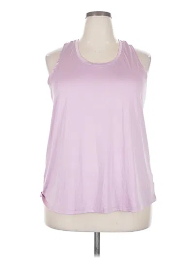 Pre-owned Athletic Works Sleeveless T-shirt In Purple