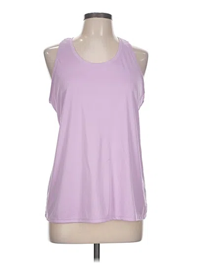 Pre-owned Athletic Works Sleeveless T-shirt In Purple