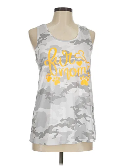 Pre-owned Athletic Works Sleeveless T-shirt In Silver