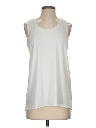 Pre-owned Athletic Works Sleeveless T-shirt In White