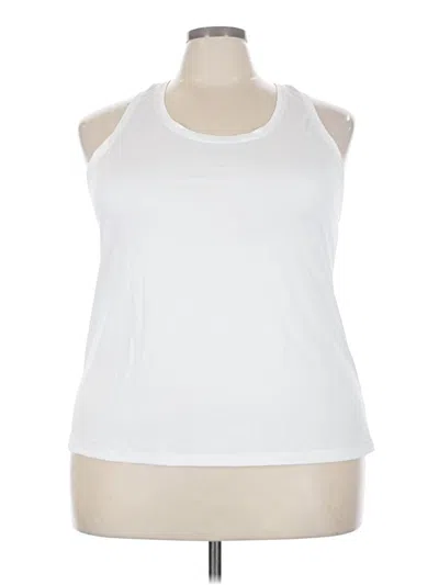 Pre-owned Athletic Works Sleeveless T-shirt In White