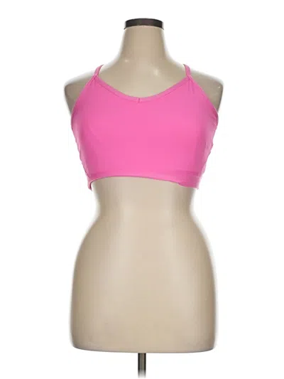 Pre-owned Athletic Works Sports Bra In Pink