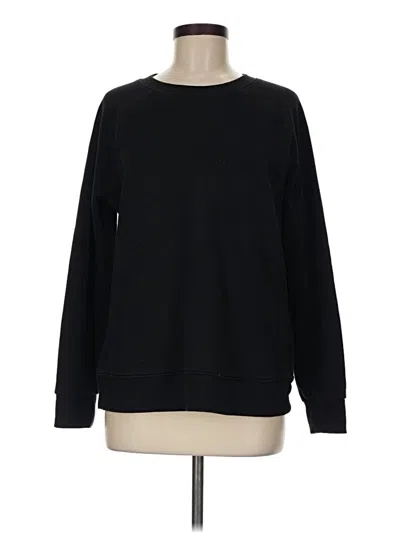 Pre-owned Athletic Works Sweatshirt In Black
