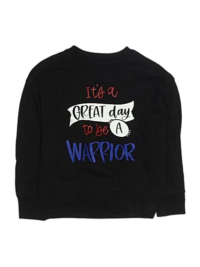 Pre-owned Athletic Works Kids' Sweatshirt In Black