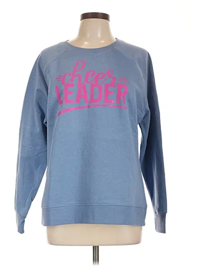 Pre-owned Athletic Works Sweatshirt In Blue