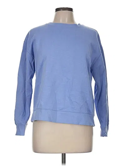 Pre-owned Athletic Works Sweatshirt In Blue