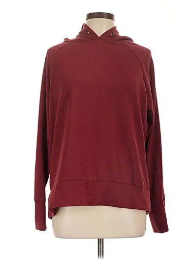 Pre-owned Athletic Works Sweatshirt In Burgundy