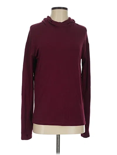 Pre-owned Athletic Works Sweatshirt In Burgundy