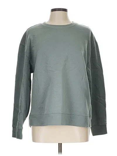 Pre-owned Athletic Works Sweatshirt In Green