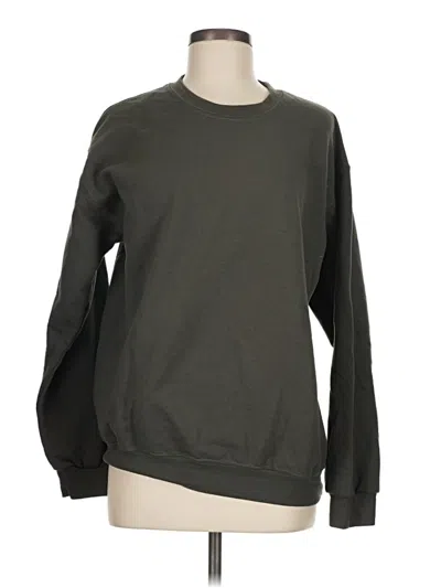 Pre-owned Athletic Works Sweatshirt In Green