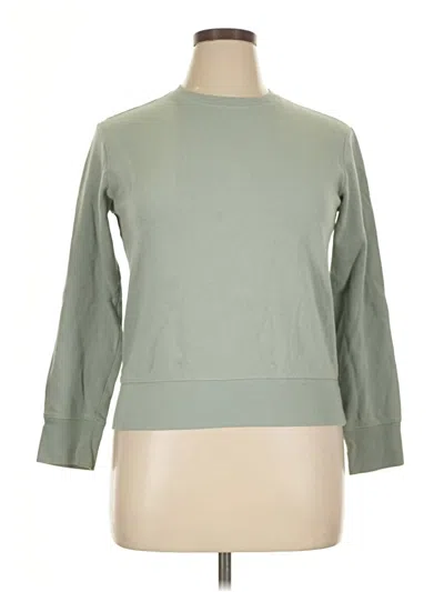 Pre-owned Athletic Works Sweatshirt In Green
