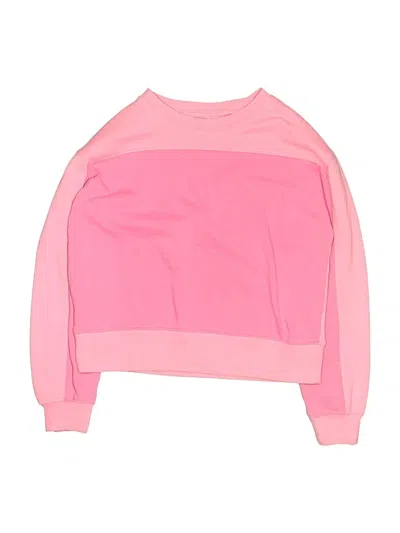 Pre-owned Athletic Works Kids' Sweatshirt In Pink