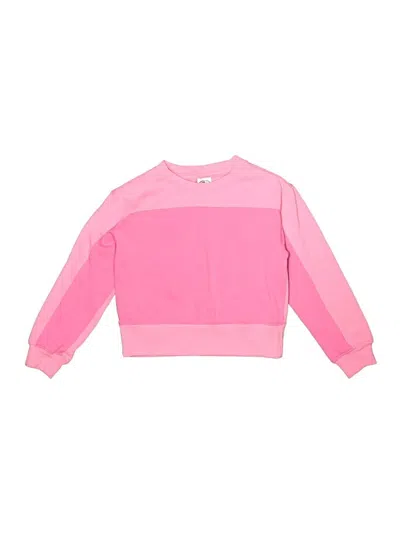 Pre-owned Athletic Works Kids' Sweatshirt In Pink