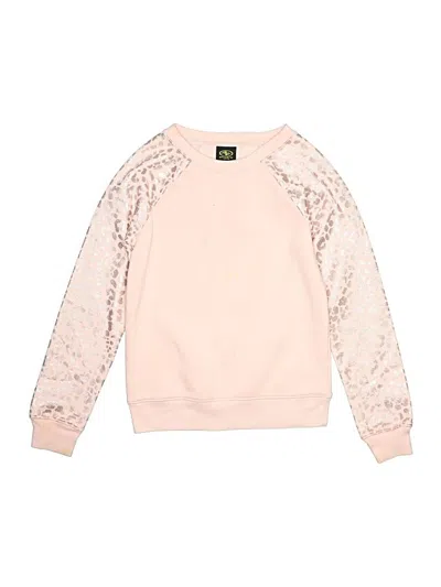 Pre-owned Athletic Works Kids' Sweatshirt In Pink