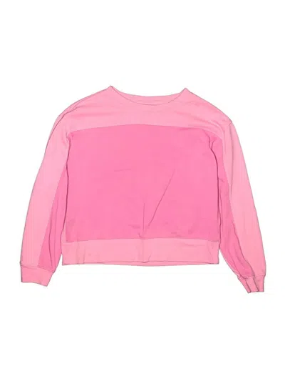 Pre-owned Athletic Works Kids' Sweatshirt In Pink